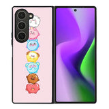 Kawaii Cute BT21 Samsung Galaxy Z Fold 6 5G 2024 Case OV9294