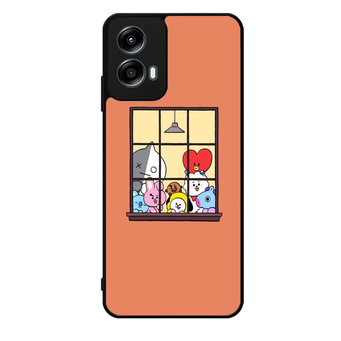 Lovely BT21 Motorola Moto G Play 2024 Case OV9290