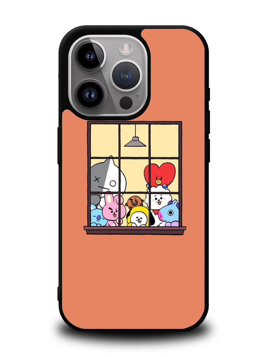 Lovely BT21 iPhone 14 Pro Max Case QC9290