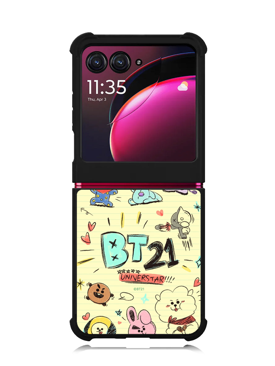 BT21 Universtar Motorola Moto Razr Plus 2023 , Moto Razr+ 2023 Case OV9304