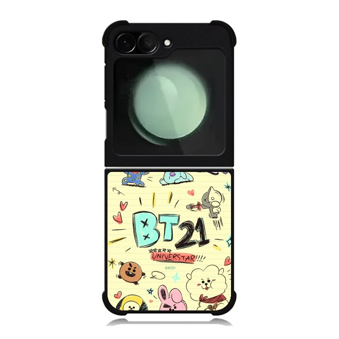 BT21 Universtar Samsung Galaxy Z Flip 6 5G 2024 Case OV9304