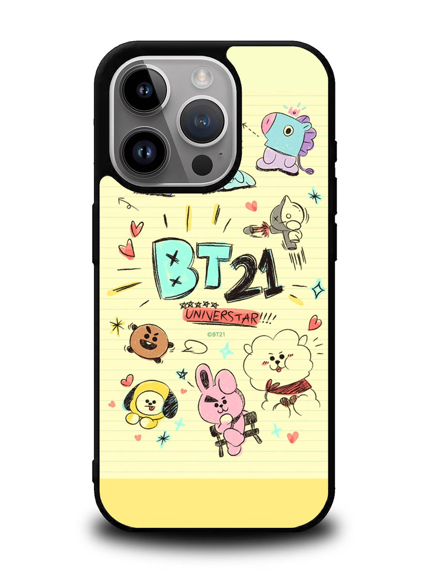 BT21 Universtar iPhone 16 Pro Max Case QC9304