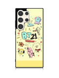 BT21 Universtar Samsung Galaxy S25 Ultra 5G Case QC9304