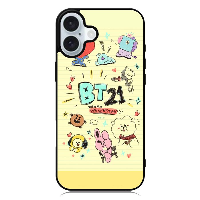 BT21 Universtar iPhone 16 Case QC9304