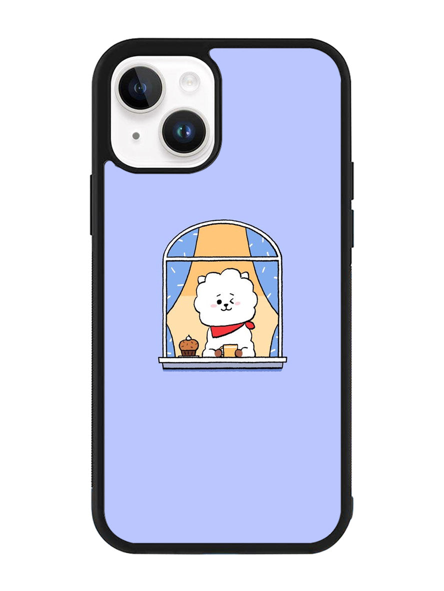 RJ BT21 Purple iPhone 14 Plus Case QC9286