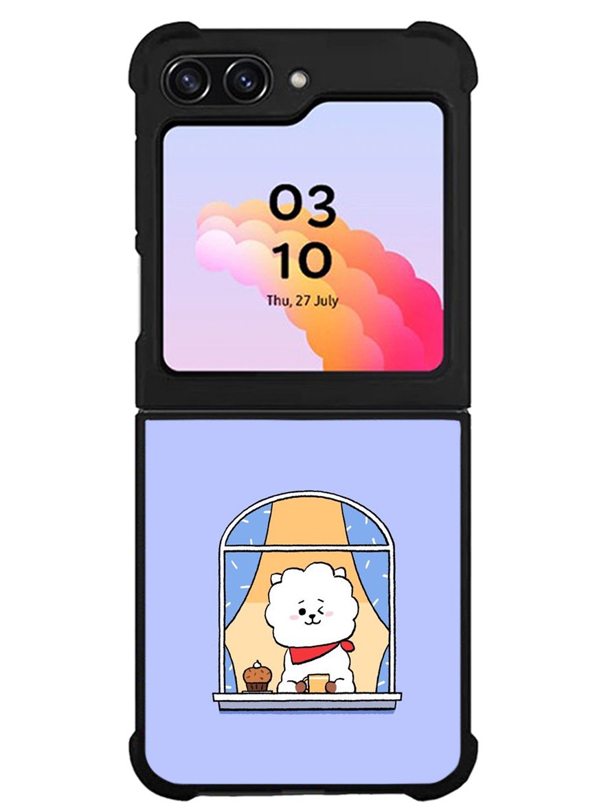 RJ BT21 Purple Samsung Galaxy Z Flip 5 5G 2023 Case OV9286