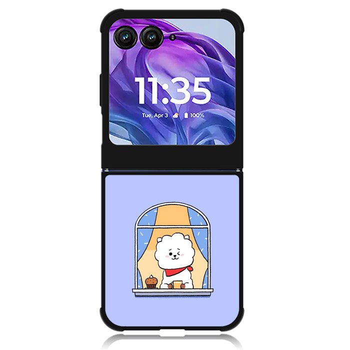 RJ BT21 Purple Motorola Moto Razr Plus 2024 , Moto Razr+ 2024 Case OV9286