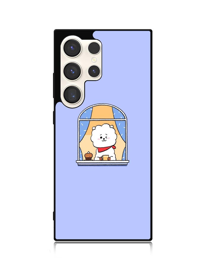 RJ BT21 Purple Samsung Galaxy S23 Ultra 5G Case QC9286