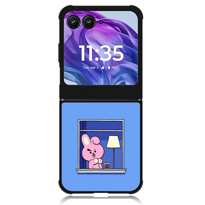 Cooky BT21 Motorola Moto Razr Plus 2024 , Moto Razr+ 2024 Case OV9297