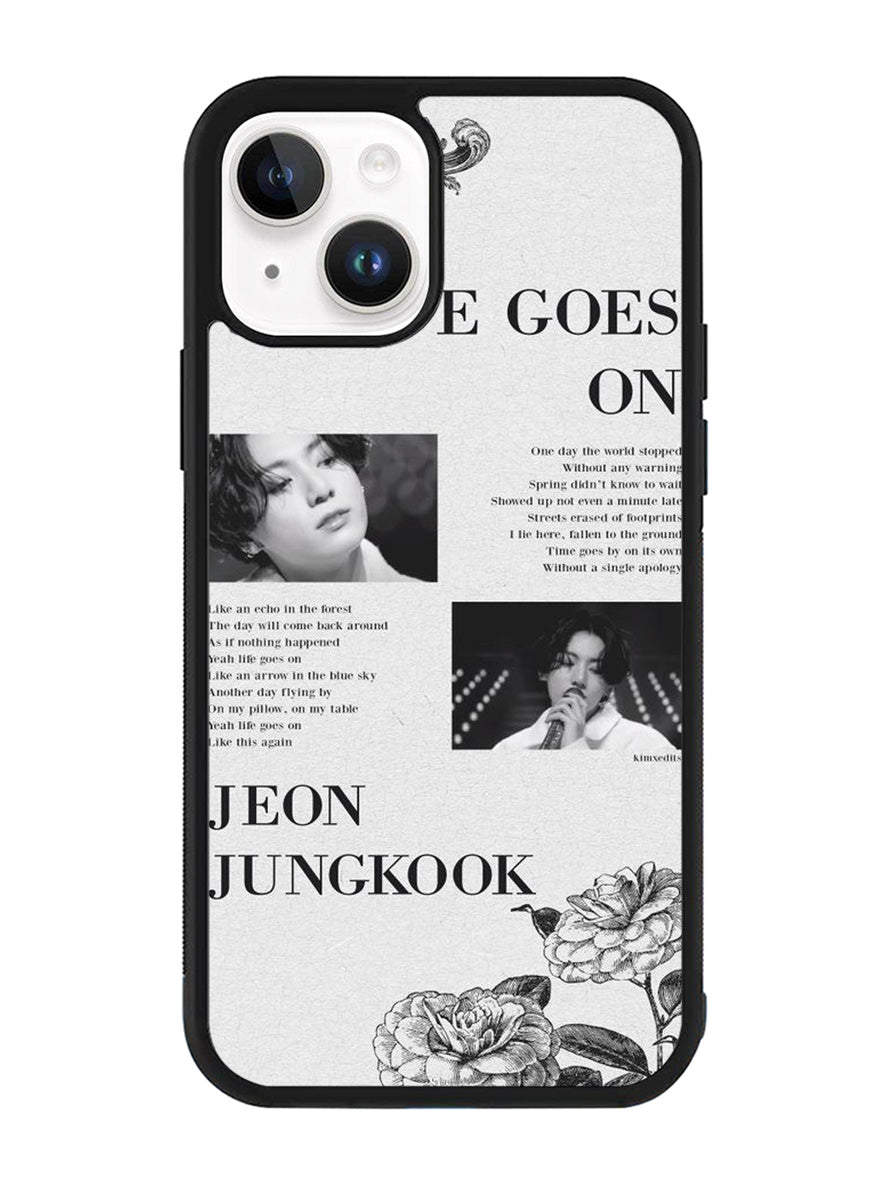 Life Goes On Jungkook iPhone 14 Plus Case QC9291