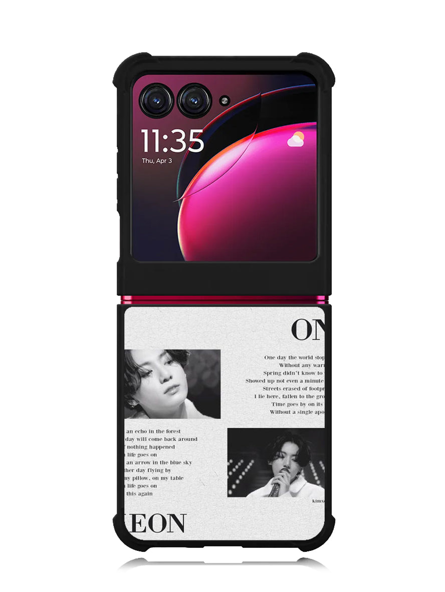 Life Goes On Jungkook Motorola Moto Razr Plus 2023 , Moto Razr+ 2023 Case OV9291