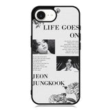 Life Goes On Jungkook iPhone 16e Case OV9291