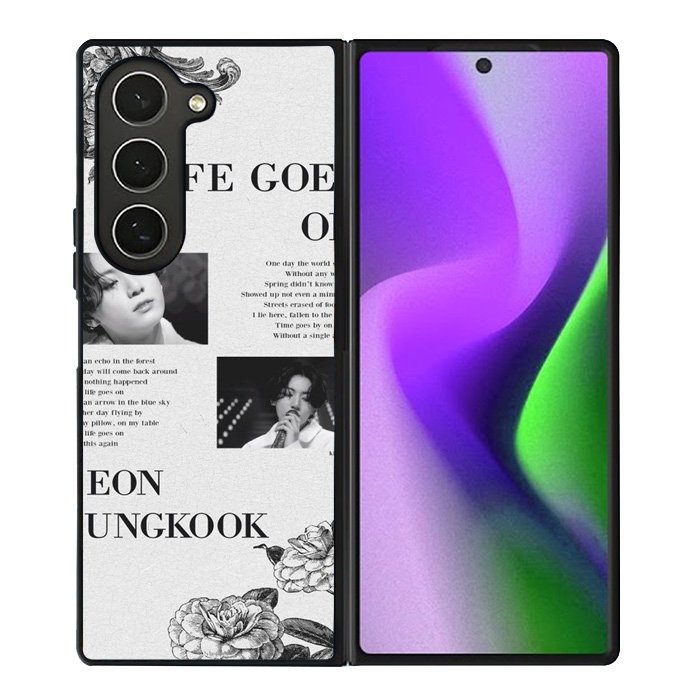 Life Goes On Jungkook Samsung Galaxy Z Fold 6 5G 2024 Case OV9291