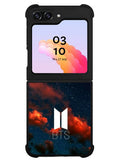 BTS Logo Nebula Samsung Galaxy Z Flip 5 5G 2023 Case OV9278