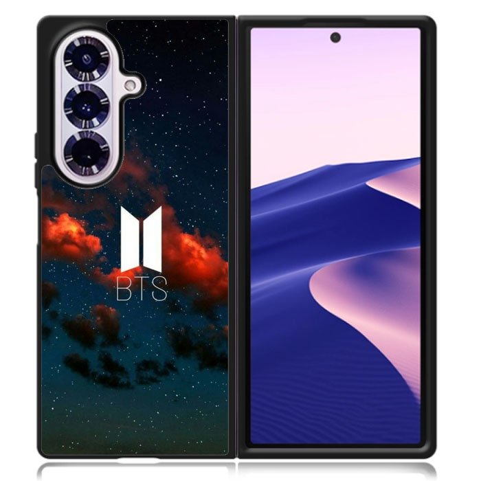 BTS Logo Nebula Samsung Galaxy Z Fold 7 Case OV9278