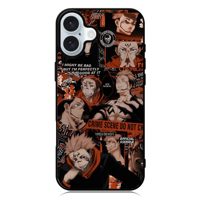 Yuji Itadori Jujutsu Kaisen iPhone 16 Case QC9137