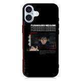 Fushiguro Megumi Jujutsu Kaisen iPhone 16 Case QC9139