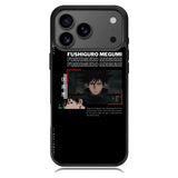 Fushiguro Megumi Jujutsu Kaisen iPhone 17 Pro Case RC9139