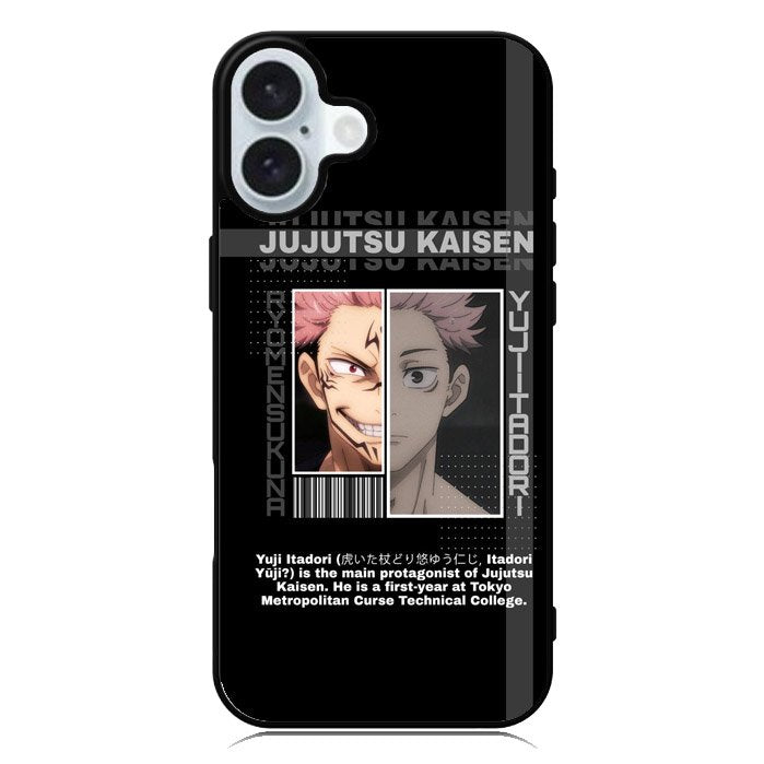 Jujutsu Kaisen Itadori iPhone 16 Plus Case QC9141
