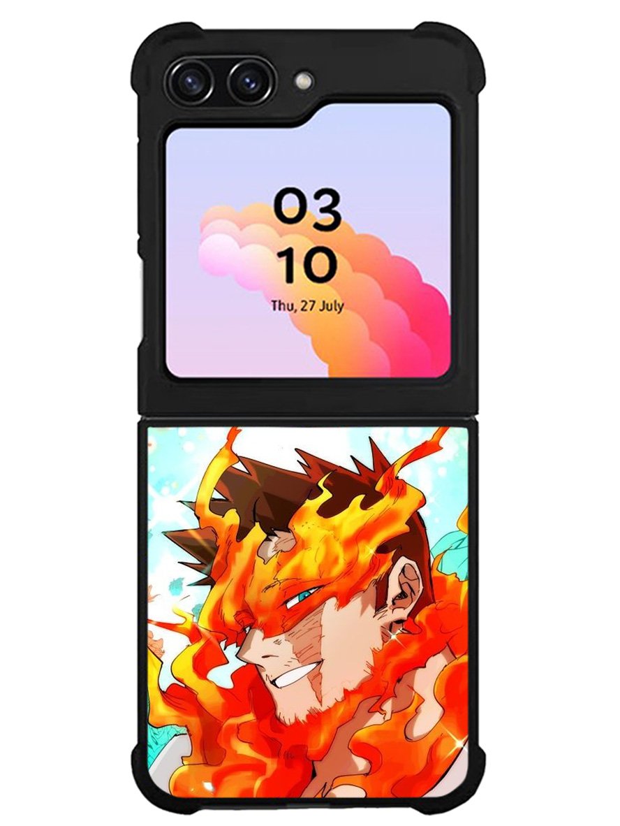 Fire Hero Endeavor BHNA Samsung Galaxy Z Flip 5 5G 2023 Case OV9162