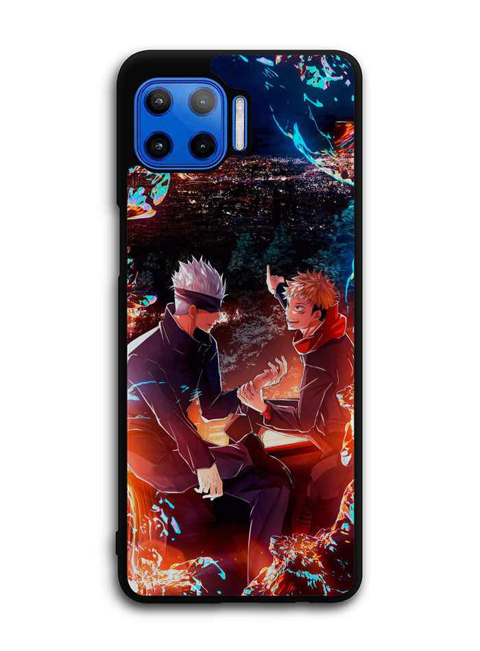 Satoru Gojo Itadori Motorola Moto One 5G Case , Moto One 5G UW Case , Moto G 5G Plus Case