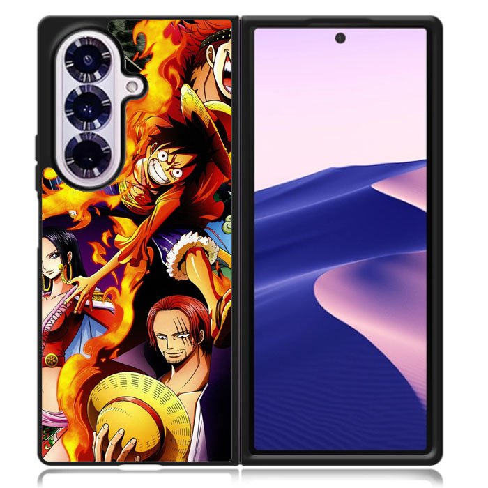 Luffy Shanks One Piece Samsung Galaxy Z Fold 7 Case OV9181