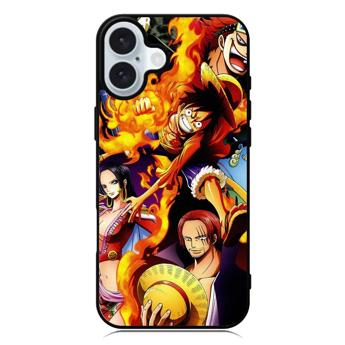 Luffy Shanks One Piece iPhone 16 Case QC9181