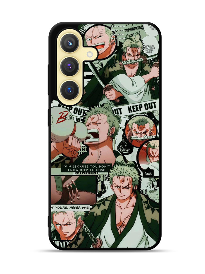 Roronoa Zoro One Piece Samsung Galaxy S25 Plus 5G , Samsung Galaxy S25+ 5G Case OV9190