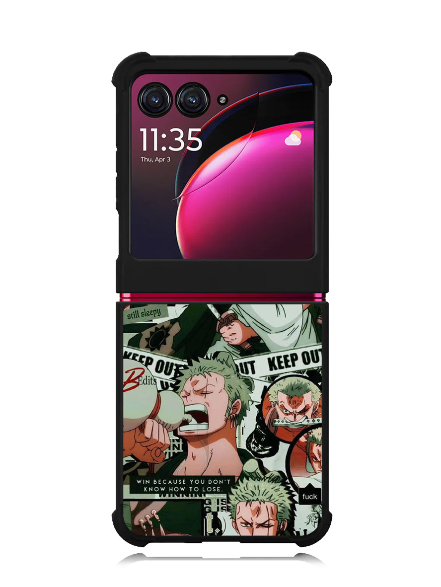 Roronoa Zoro One Piece Motorola Moto Razr Plus 2023 , Moto Razr+ 2023 Case OV9190
