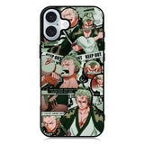Roronoa Zoro One Piece iPhone 16 Plus Case QC9190