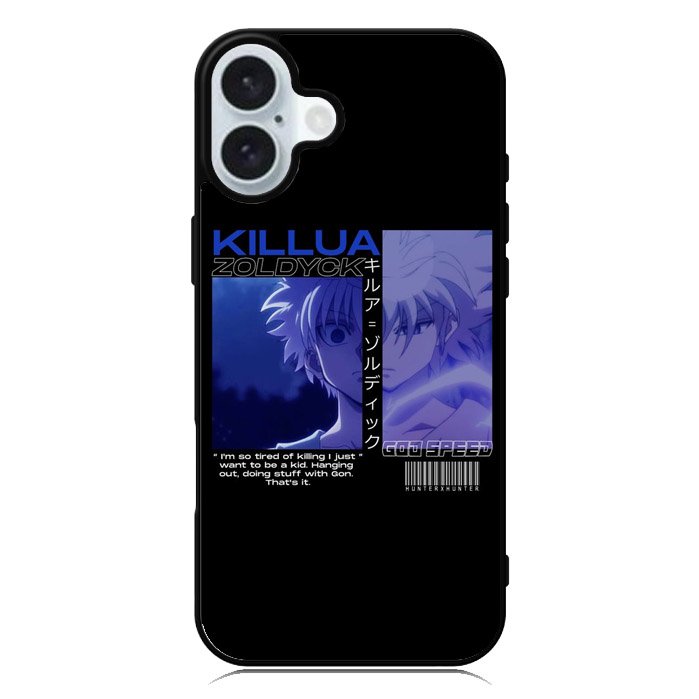 Killua Zoldyck Anime iPhone 16 Case QC9199