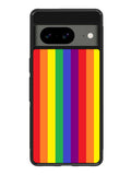Rainbow Stripes Google Pixel 8A Case QC8573