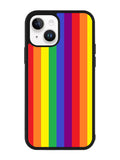 Rainbow Stripes iPhone 14 Plus Case QC8573