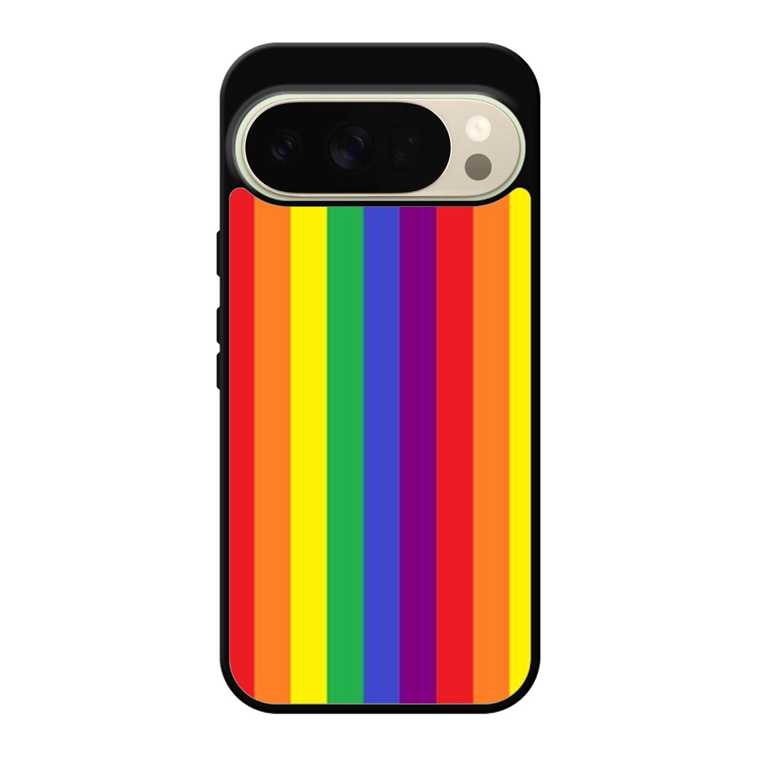 Rainbow Stripes Google Pixel 10 Pro Case OV8573