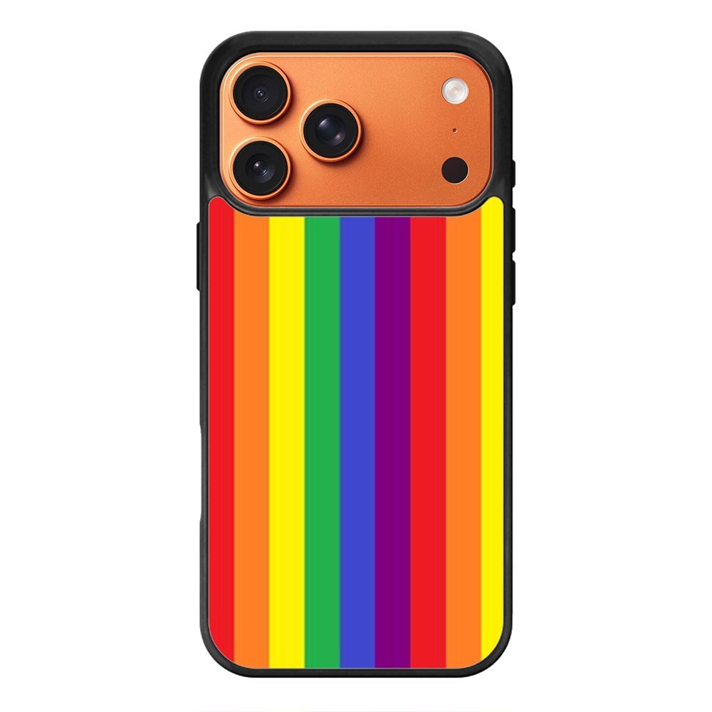 Rainbow Stripes iPhone 17 Pro Max Case OV8573