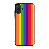 Rainbow Stripes Samsung Galaxy A07 Case OV8573