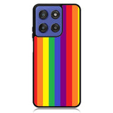 Rainbow Stripes Motorola Moto G Stylus 5G 2025 Case OV8573