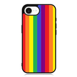 Rainbow Stripes iPhone 16e Case OV8573