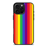 Rainbow Stripes iPhone 16 Pro Case OV8573