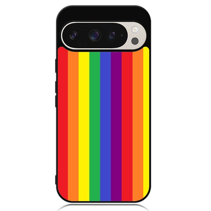 Rainbow Stripes Google Pixel 9 | Pixel 9 Pro Case OV8573