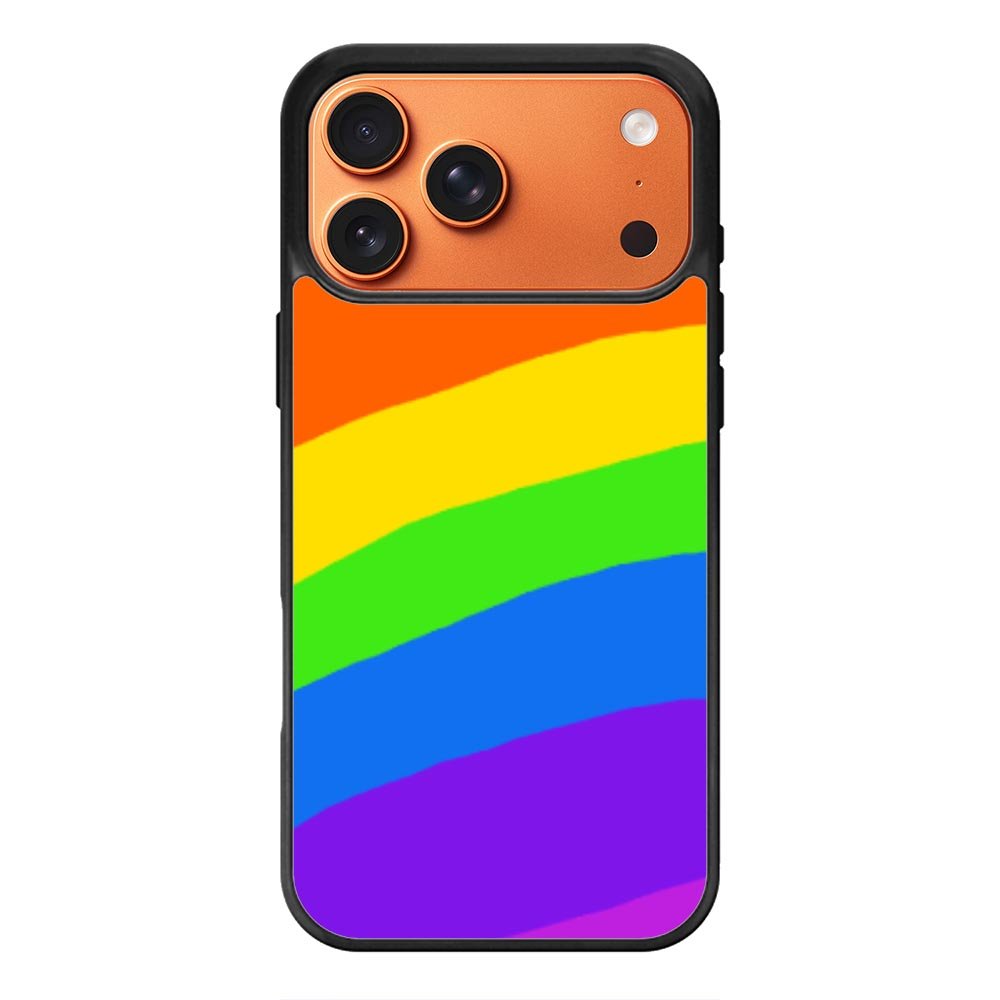 Rainbow Round iPhone 17 Pro Case OV8575