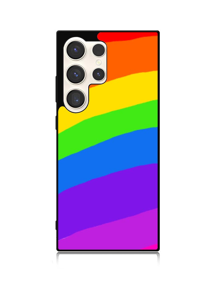 Rainbow Round Samsung Galaxy S25 Ultra 5G Case QC8575