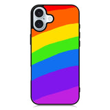 Rainbow Round iPhone 16 Case QC8575