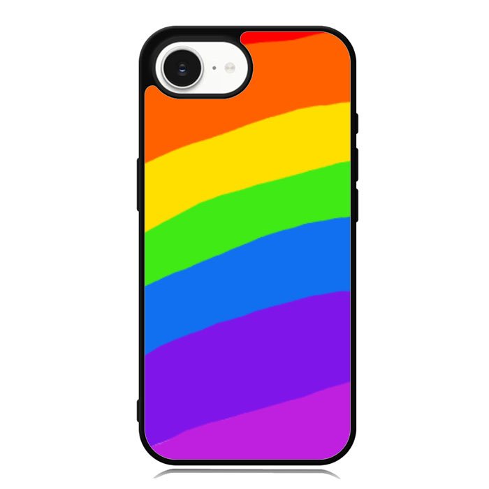 Rainbow Round iPhone 16e Case OV8575