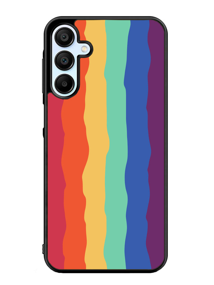 Pride Rainbow Stripes Samsung Galaxy A25 5G Case