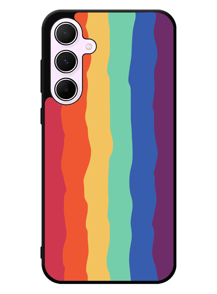 Pride Rainbow Stripes Samsung Galaxy A35 5G Case
