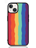 Pride Rainbow Stripes iPhone 14 Plus Case OV8576