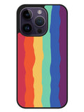Pride Rainbow Stripes iPhone 14 Pro Case OV8576