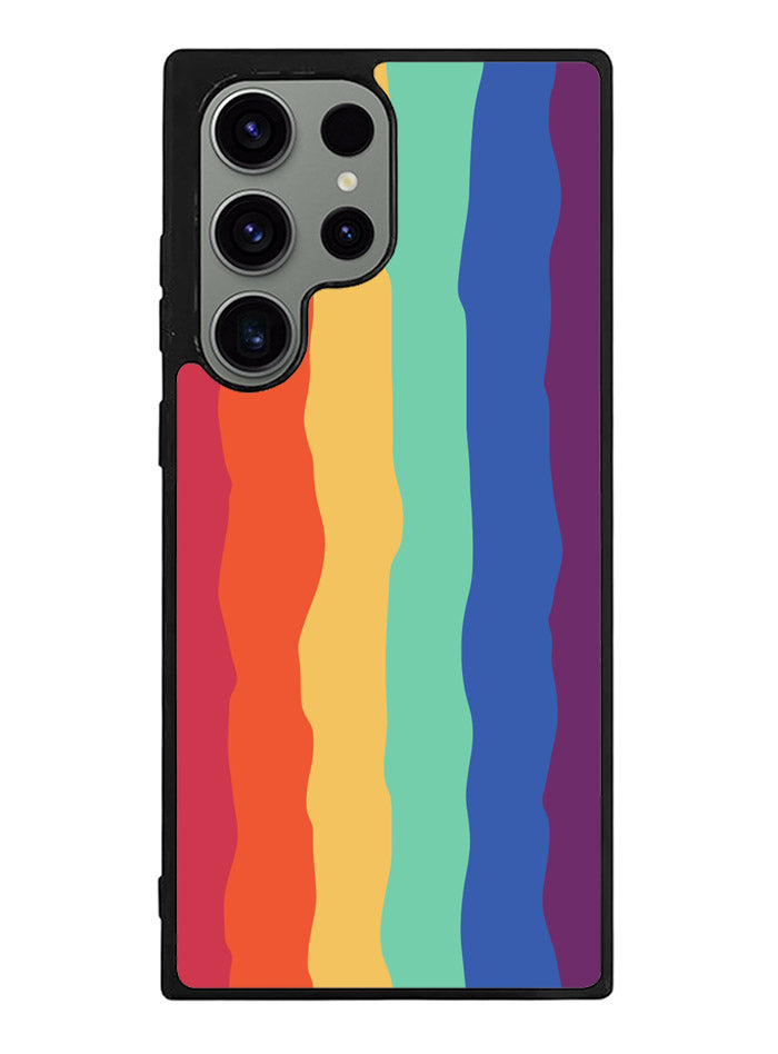 Pride Rainbow Stripes Samsung Galaxy S23 Ultra 5G Case