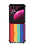 Pride Rainbow Stripes Motorola Moto Razr Plus 2023 , Moto Razr+ 2023 Case